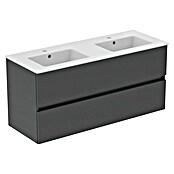 Ideal Standard Eurovit Badmöbel-Set + (121,5 cm, Grau, Glänzend, 2 Schubladen) | BAUHAUS