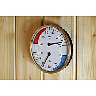 Karibu Klimamesser Classic (Temperaturbereich Thermometer: 0 °C - 120 °C, Messbereich Hygrometer: 0 - 100 % r.F.)