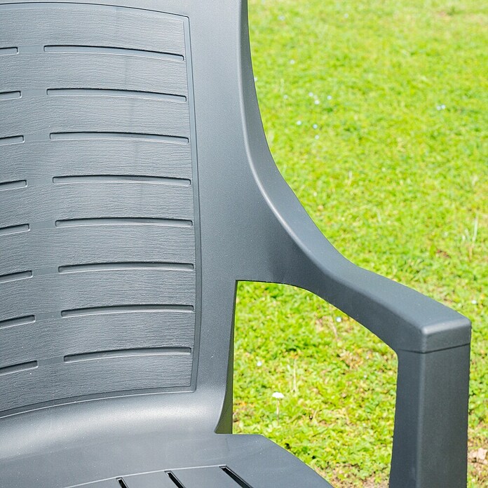 Progarden Stapelstuhl Talia (Stapelbar, Anthrazit, B x T x H: 60 x 55 x 91 cm) | BAUHAUS