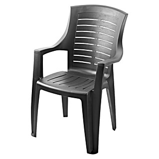 Progarden Stapelstuhl Talia (Stapelbar, Anthrazit, B x T x H: 60 x 55 x 91 cm)