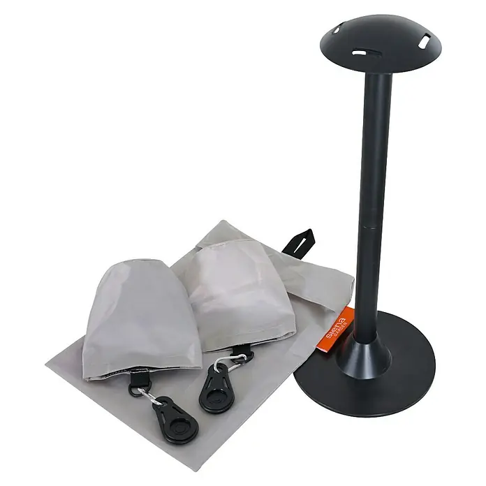 Siena Garden Abstandhalter-Set AquaShield - 9 -tlg., Polyester - Ein vielseitiger Gartenmöbel-Ständer mit Abdeckungen, ideal zum Schutz und zur Aufbewahrung Ihrer Gartenmöbel. Robuste Bauweise für lange Haltbarkeit.