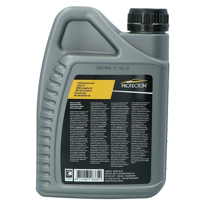 Protecton Motorolie voor benzine-/dieselmotoren 5W30 (1 l) | BAUHAUS