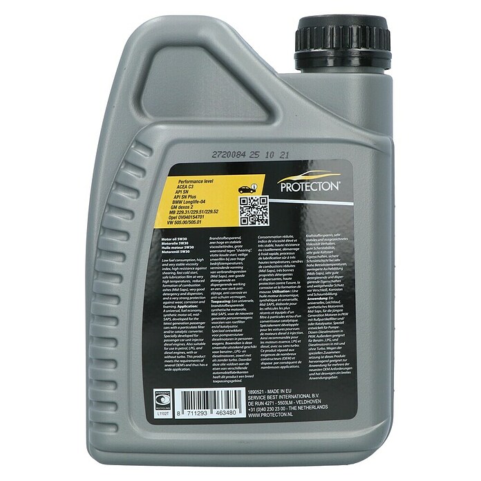 Protecton Motorolie voor benzine-/dieselmotoren 5W30 C3 (1 l) | BAUHAUS