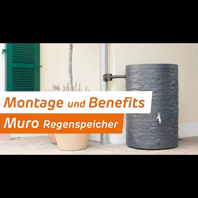 Garantia Classic Line Regenspeicher Muro - 260 l, Graphit - Benefits und Montage  Muro Regenspeicher  | GARANTIA
