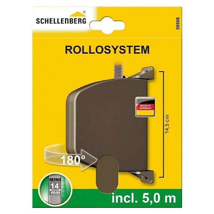 Schellenberg Vitel za rolete  (Stenska montaža, Širina traku: 14 mm) | 1355 - Rolladenzubehör | AAHF - Rolladenzubehör | AAH - Sicherheit | AA - Eisenwaren | A - Eisenwaren | BAUHAUS