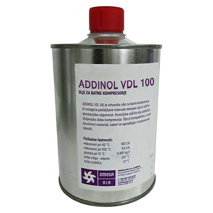 Olje za kompresor Addinol VDL 100  (500 ml) | 2593 - Allgemeines Kompr zubeh/Filter/Druckmind/Kupp | BCDG - Zubehör Druckluft | BCD - Maschinenzubehör | BC - Maschinenzubehör | B - Werkz/Masch/Maschzubeh/Auto | BAUHAUS