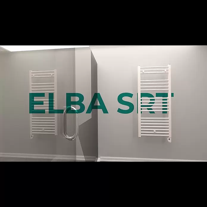 Rointe Radiador toallero eléctrico Elba SRT - An x Al: 50 x 112 cm, 500 W, Blanco - Secatoallas ELBA SRT - Rointe Calefaccin