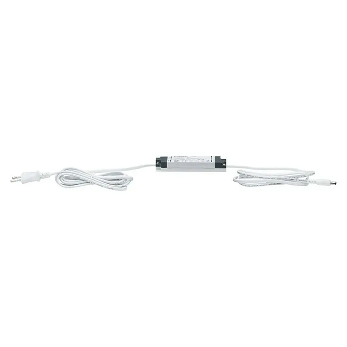Paulmann YourLED Bobina de reactancia - 15 W - Fuente de alimentación con cable blanco y enchufe, diseñada para sistemas de iluminación LED, proporcionando energía fiable y fácil instalación.