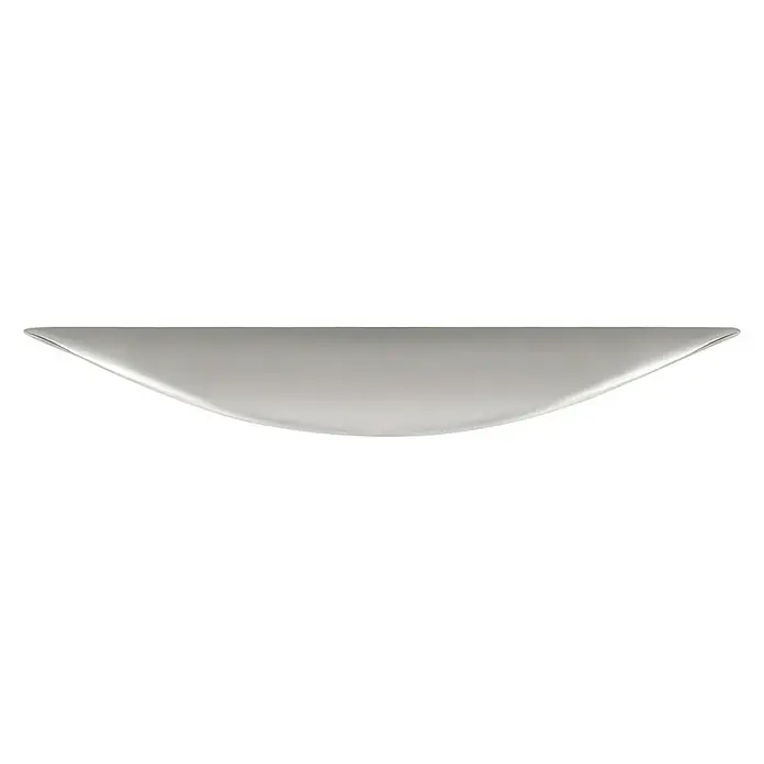 Häfele Tirador para muebles - Tipo de tirador del mueble: Concha, L x An x Al: 169 x 18 x 18 mm, Distancia entre orificios: 96 mm - Elegante diseño de tirador de cajón plateado para muebles. La manija minimalista es ideal para interiores modernos y armarios de cocina.