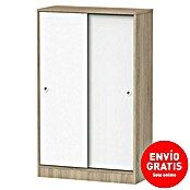 Muebles Pitarch Armario bajo (L x An x Al: 33 x 74 x 120 cm, Roble cambrian/Blanco) | BAUHAUS