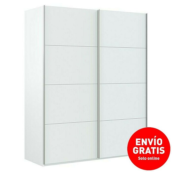 Armario de puertas correderas Arya (L x An x Al: 60 x 150 x 200 cm, Blanco Artik, Espesor: 15 mm) | BAUHAUS