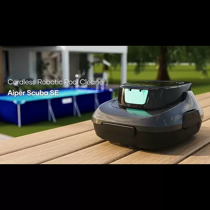 Aiper Poolroboter Scuba SE - Akkubetrieben, Passend für: Pools bis 80 m² Grundfläche, Filterleistung: 4.500 l/h - Aiper Scuba SE: Mheloses Poolreinigen mit hydrodynamischem Design | Kabellos & Effizient!