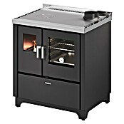 FreePoint Küchenherd Frida 80 (7,5 kW, Raumheizvermögen: 214 m³, Schwarz) | BAUHAUS