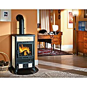 La Nordica Kaminofen Rosella R1 BII (8,8 kW, Raumheizvermögen: 252 m³, Material Verkleidung: Keramik, Cremeweiß) | BAUHAUS