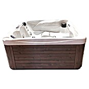 Camargue Hidromasaje para exterior Bali (200 x 200 x 92 cm, Blanco/Madera, Número de personas máx.: 5) | BAUHAUS