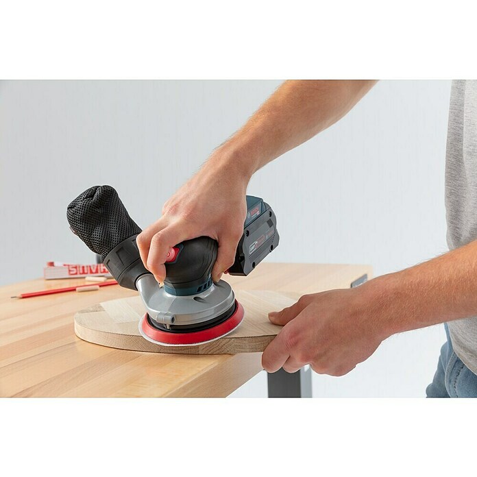 Bosch Professional AMPShare 18V Akku-Exzenterschleifer GEX 18V-125 (18 V, Ohne Akku, Durchmesser Schleifteller: 125 mm, Kunststoffkoffer) | BAUHAUS