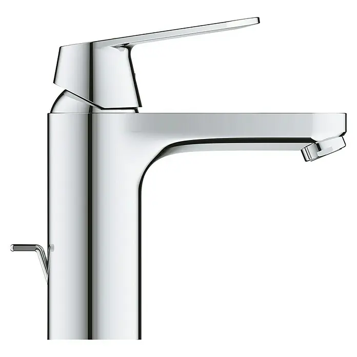 Grohe Eurosmart Cosmopolitan Waschtischarmatur M-Size - Mit Zugstange, Chrom, Glänzend - Moderne, glänzende Chrom-Waschtischarmatur mit elegantem Hebel und schlankem Auslauf für jedes Badezimmer.