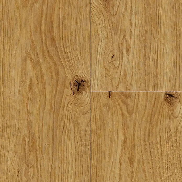 Parador Parkettmuster Classic 3060 Rustikal Eiche Soft Struktur - 200 x 185 x 13 mm, Landhausdiele - Nahaufnahme von Eichenparkett, das die natürliche Maserung und die warmen Farbtöne des Holzes hervorhebt.