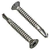 Profi Depot Balkonbrett-Bohrschraube A2 TX (Durchmesser: 4,8 mm, Länge: 38 mm, Gehärteter Edelstahl rostfrei)