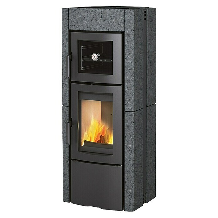 La Nordica Kaminofen Ester Forno Evo (8,2 kW, Raumheizvermögen: 235 m³, Schwarz) | BAUHAUS