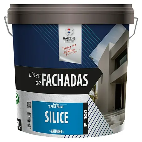 Baixens  Pintura de dispersión para fachadas pétreo liso