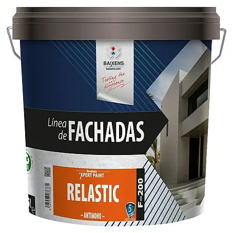 Baixens  Pintura de dispersión para fachadas elastomérico liso