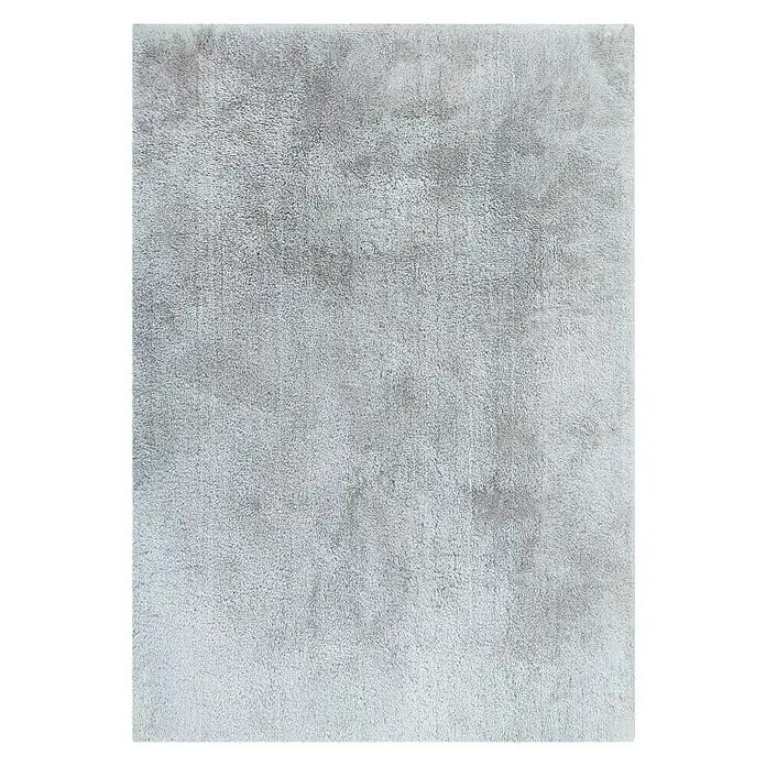 Alfombra de pelo largo Bolonia - Blanco, 115 x 60 cm - Alfombra rectangular gris con una textura suave que aporta confort y calidez a cualquier habitación. Ideal para salones o dormitorios.