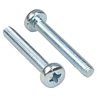 Profi Depot Gewindeschraube VZ (Ø x L: 5 x 50 mm, 100 Stk., Verzinkt, Linsenkopf, Vollgewinde)