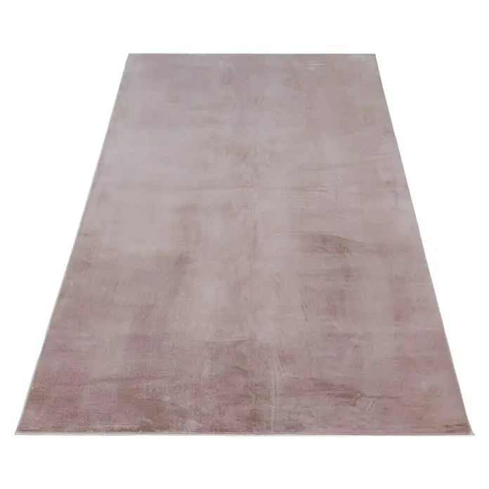Alfombra de pelo corto Aiden - Rosa, 230 x 160 cm, Poliéster - Una alfombra rectangular en un suave tono rosa, que añade calidez y confort a cualquier estancia. Perfecta como complemento elegante para tu hogar.