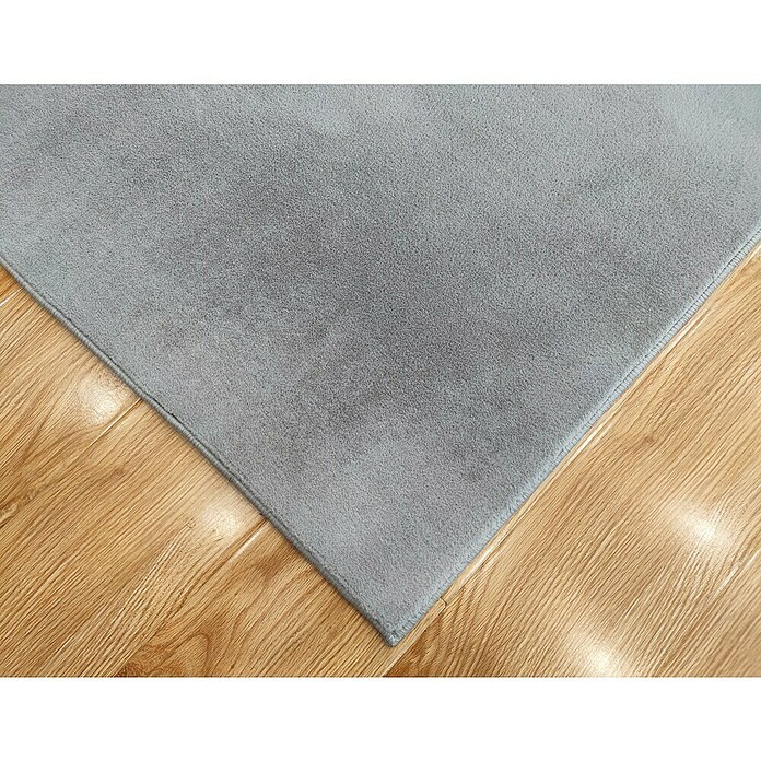 Alfombra de pelo corto Aiden (Gris, 170 x 120 cm, Poliéster) | BAUHAUS