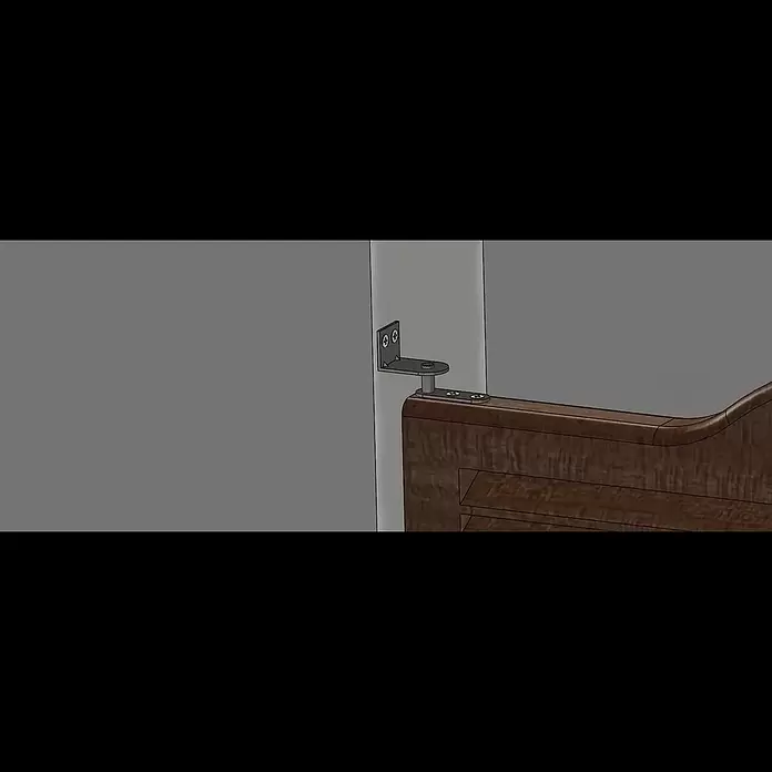HBS Betz Pendeltürbeschlag - Geeignet für: Türblattstärke 19 - 44 mm - Tutorial HBS Betz DIY Beschlag fr Pendeltren