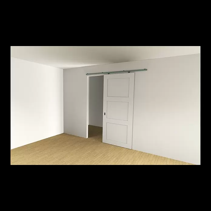 HBS Betz Laufschiene - 185 cm, Traglast: 60 kg, Einsatzbereich: Zimmerschiebetüren - Tutorial HBS Betz DIY Beschlag fr Zimmertren bis 40 kg