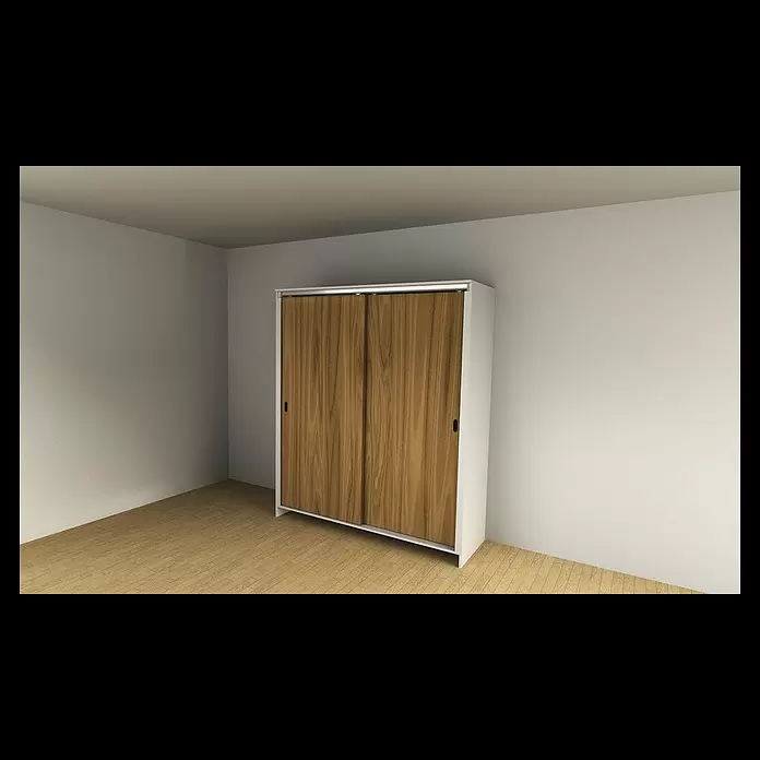 HBS Betz Schrankschiebetürbeschlag - Länge: 150 cm, Traglast: 28 kg - Tutorial HBS Betz DIY Beschlag fr Schrnke bis 28 kg