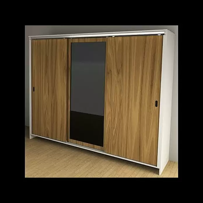 HBS Betz Schrankschiebetürbeschlag - Länge: 200 cm, Traglast: 38 kg - Tutorial HBS Betz DIY Beschlag fr Schrnke bis 38 kg