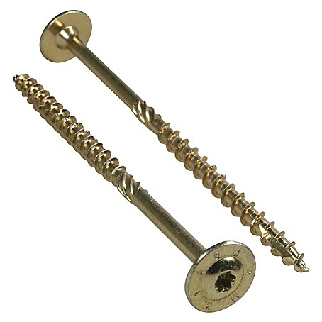 Profi Depot Holzbauschraube TX (Tellerkopf, TX für TORX-Antriebe, 50 Stk., Ø x L: 8 x 80 mm)