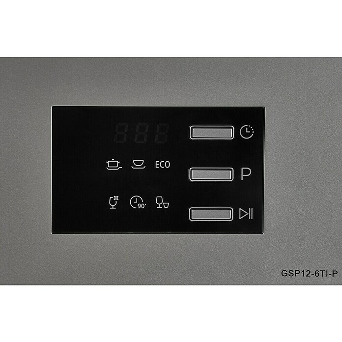 PKM Einbaugeschirrspüler GSP12 6TI P (Geeignet für: 12 Maßgedecke, Wasserverbrauch: 1.100 l/Jahr, 57 x 59,8 x 81,5 cm) | BAUHAUS