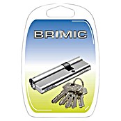 Micel Brimic Cilindro de seguridad L13 asimétrico (30/40 mm, 3 llaves, Níquel)