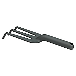 Artevasi Hand-Kleinrechen (Länge: 26 cm, Anthrazit)