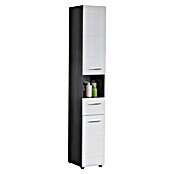 Trendteam Line Hochschrank (30 x 31 x 182 cm, Sardegna Silber/Weiß) | BAUHAUS