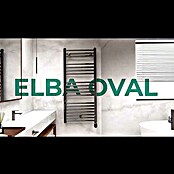 Rointe Radiador toallero eléctrico Elba Oval (An x Al: 50 x 121,5 cm, 500 W, Blanco) | BAUHAUS