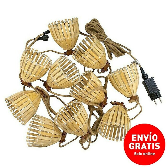 Starlux Guirnalda luminosa LED Anuket (8,4 W, Largo: 8 m, Amarillo, Número de bombillas: 10 ud.) | BAUHAUS