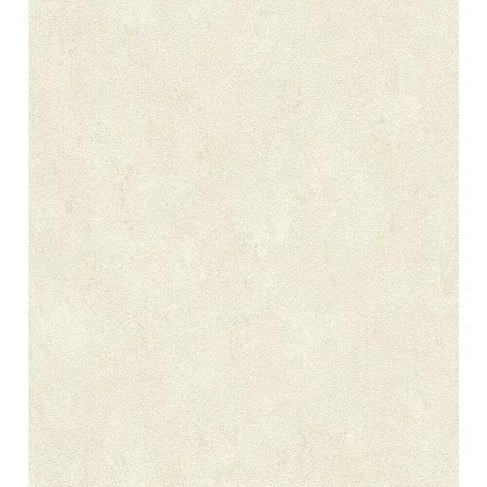 Rasch Vliestapete - Beige, Uni, 10,05 x 0,53 m, Spachtelstruktur - Nahaufnahme einer strukturierten, beigefarbenen Tapete, die eine subtile, aber elegante Wanddekoration für jeden Raum bietet.