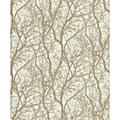 Rasch Tapetenwechsel Vliestapete Äste (Beige/Bronze, Floral, 10,05 x 0,53 m)