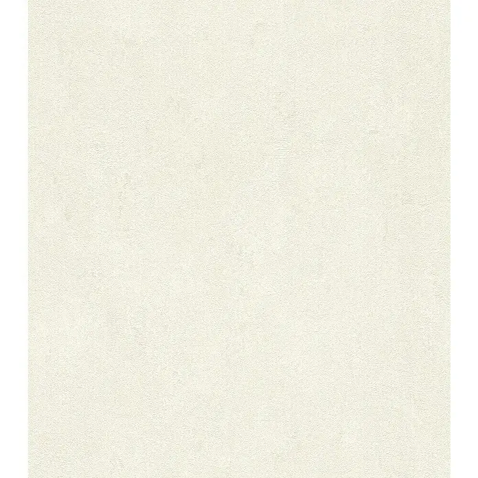 Rasch Vliestapete - Creme, Uni, 10,05 x 0,53 m, Spachtelstruktur - Feine, helle Textur: Ein sanfter, elfenbeinfarbener Hintergrund mit subtilen Unebenheiten, ideal für dezente Designs und vielseitige Anwendungen.