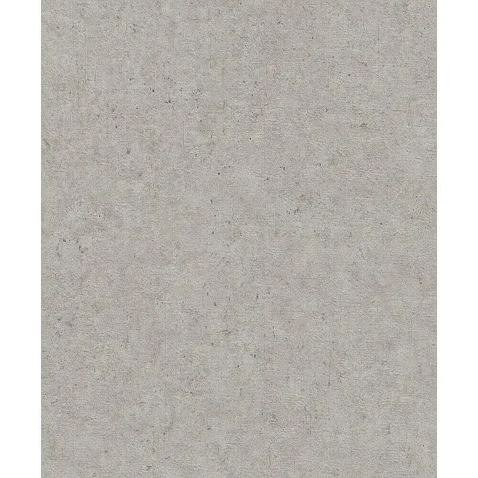 Rasch Factory V Vliestapete Beton-Uni - Mittelgrau, Uni, 10,05 x 0,53 m - Strukturierte, graue Wandverkleidung mit subtilen Texturen, ideal für moderne Innenräume.