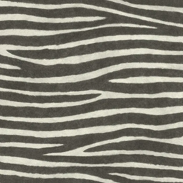 Rasch African Queen III Vliestapete Zebrafell - Schwarz-Weiß, Tieroptik, 10,05 x 0,53 m - Texturiertes Zebrafell-Muster. Ein stilvolles und auffälliges Design, das jedem Projekt einen exotischen Touch verleiht. Perfekt für Mode oder Design.