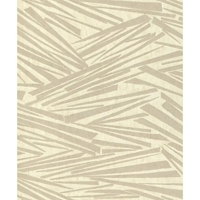 Rasch Sky Lounge Vliestapete Mikado - Taupe hell, Grafisch, 10,05 x 0,53 m - Beige Tapete mit abstraktem Linienmuster, die eine moderne und stilvolle Wandgestaltung für jeden Raum ermöglicht.