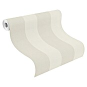 Rasch Tapetenwechsel Vliestapete Streifen (Creme, Streifen, 10,05 x 0,53 m)