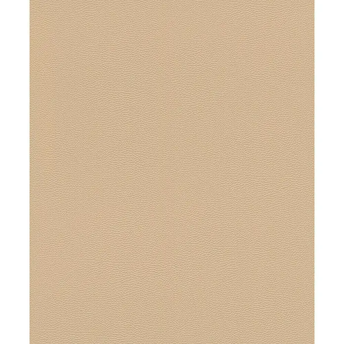 Rasch African Queen III Vliestapete Lederoptik - Mittelbeige, Uni, 10,05 x 0,53 m - Fein genarbtes, hellbeiges Lederimitat für Möbelbezüge, Accessoires oder als Hintergrund für Produktdarstellungen.