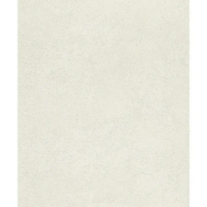 Rasch Factory V Vliestapete Metalloptik - Hellgrau, Uni, 10,05 x 0,53 m - Feine, strukturierte Putzoberfläche in einem hellen Cremeton, ideal als neutraler Hintergrund oder für Wandgestaltung mit dezenter Textur.
